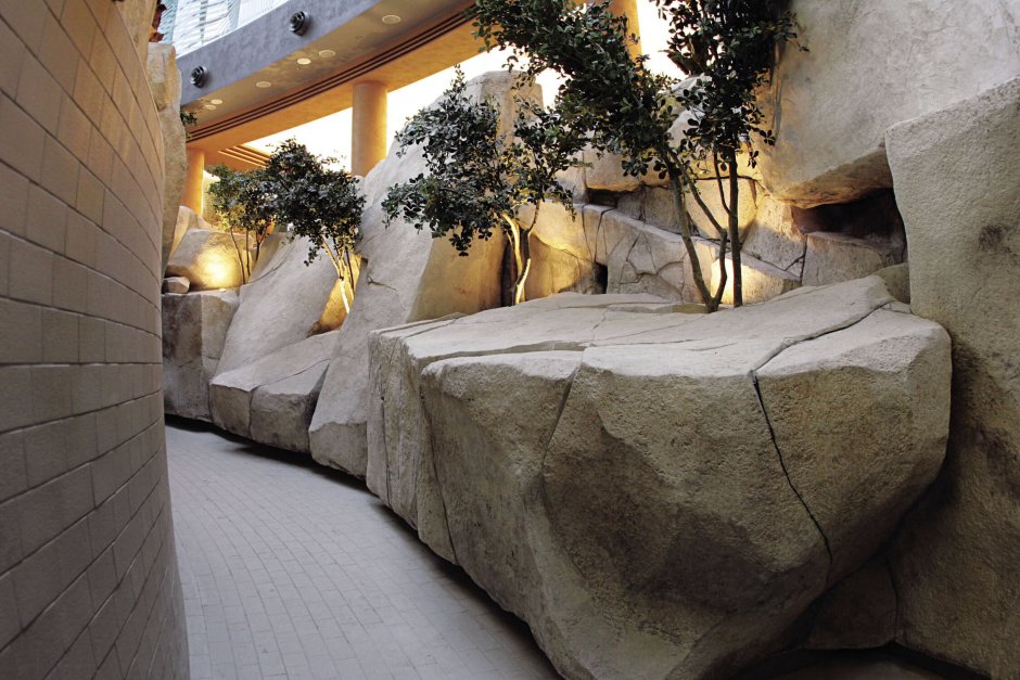 Искусственные скалы из бетона