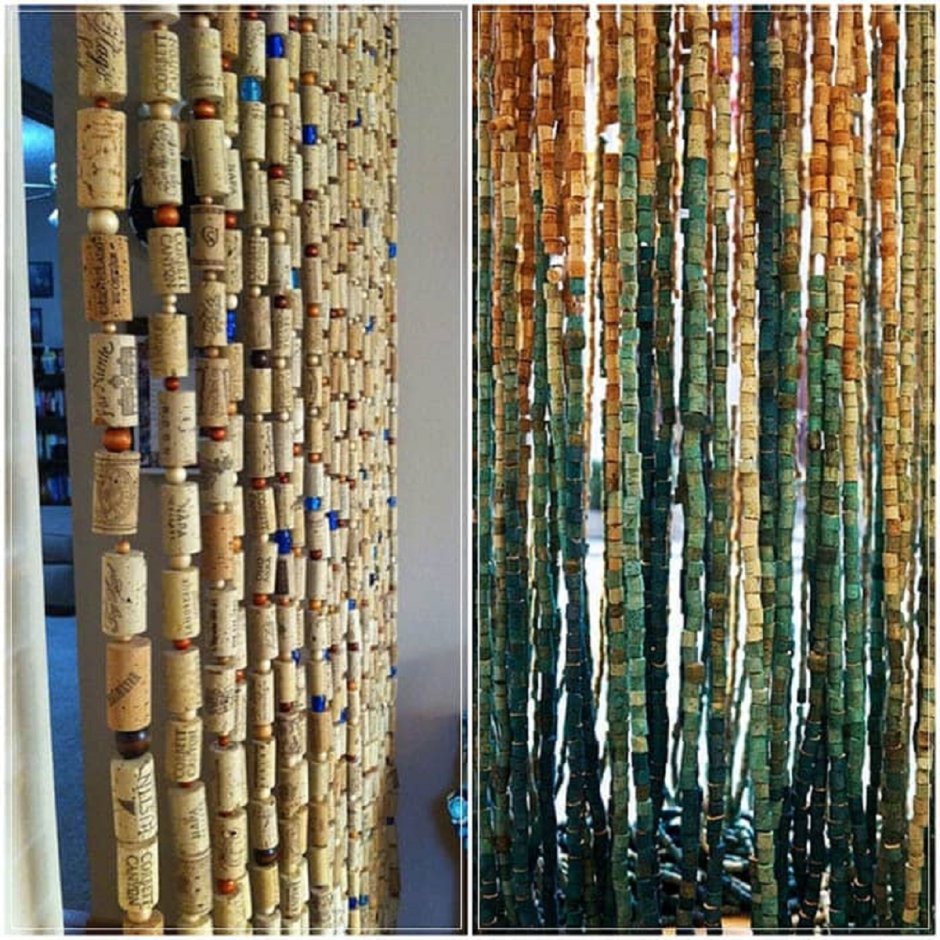 Бамбуковые висюльки на дверной проем