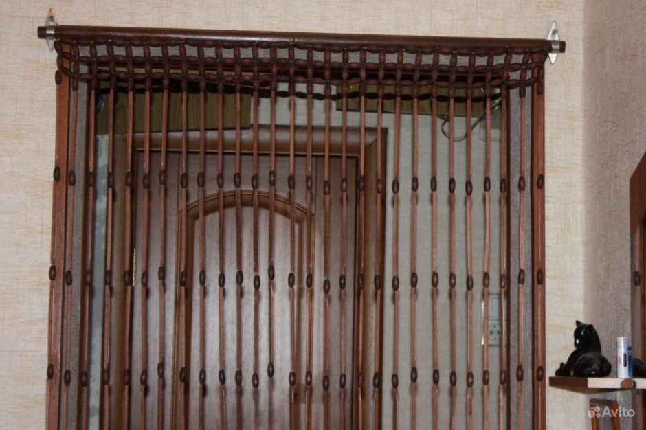 Шторы из бамбуковых колец