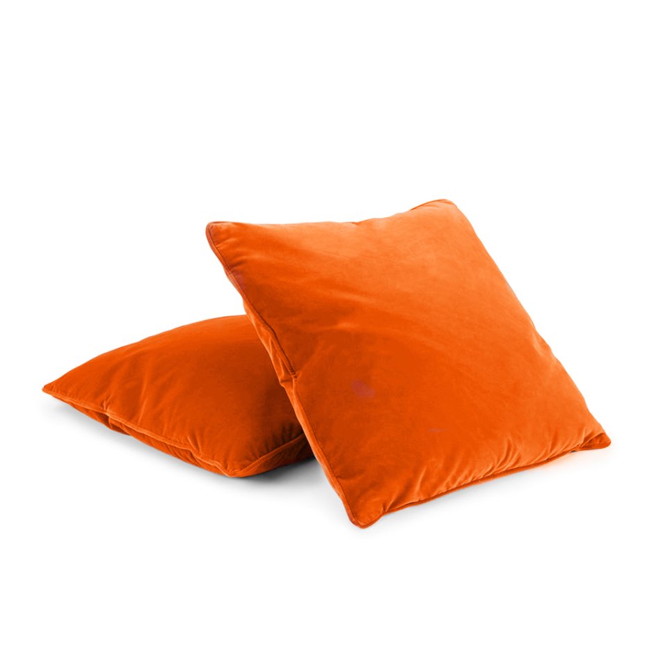 Декоративные подушки терракотового цвета
