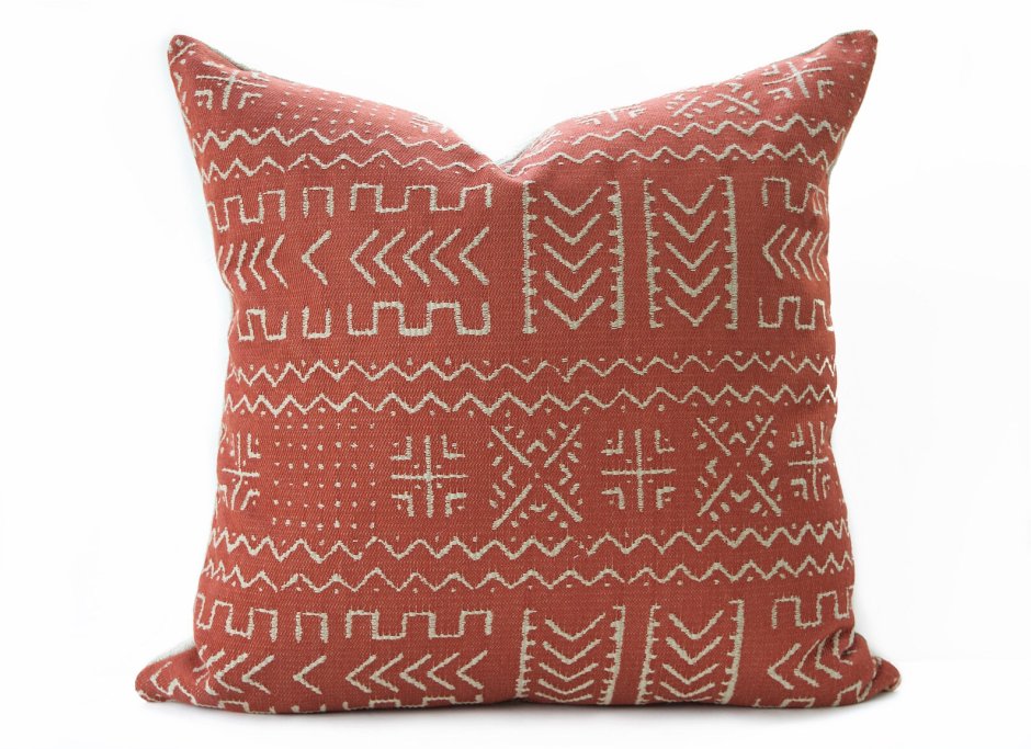 Терракотовая подушка декоративная