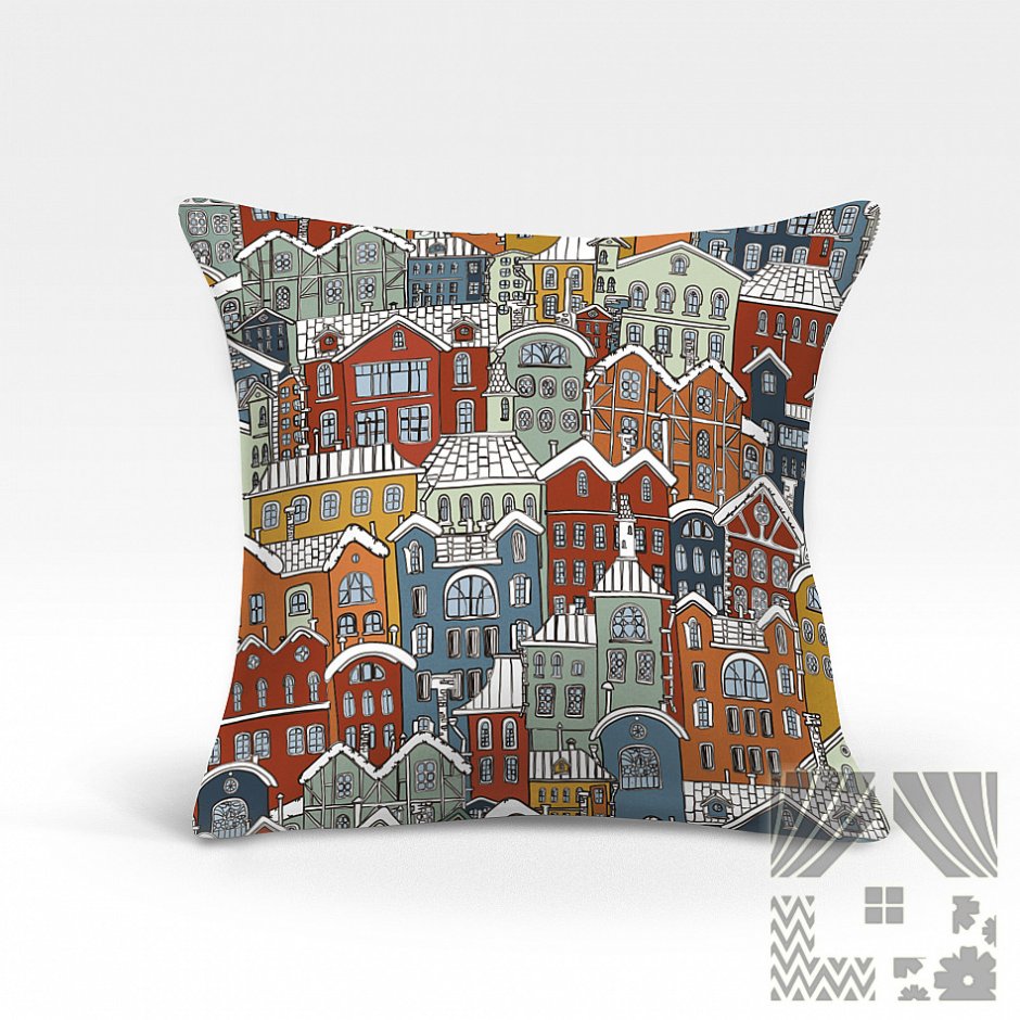 Оранжевая подушка