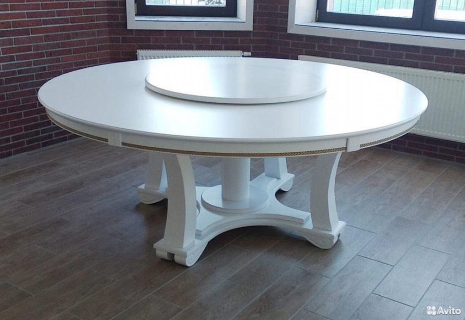 Стол обеденный HMD 2018 tri Dining w/ Brass Plate