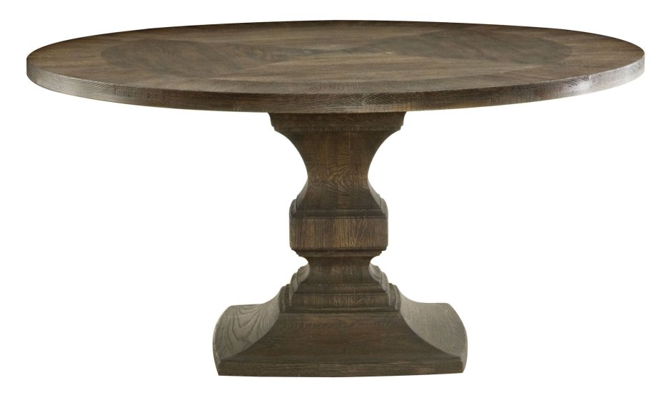 Круглый деревянный стол