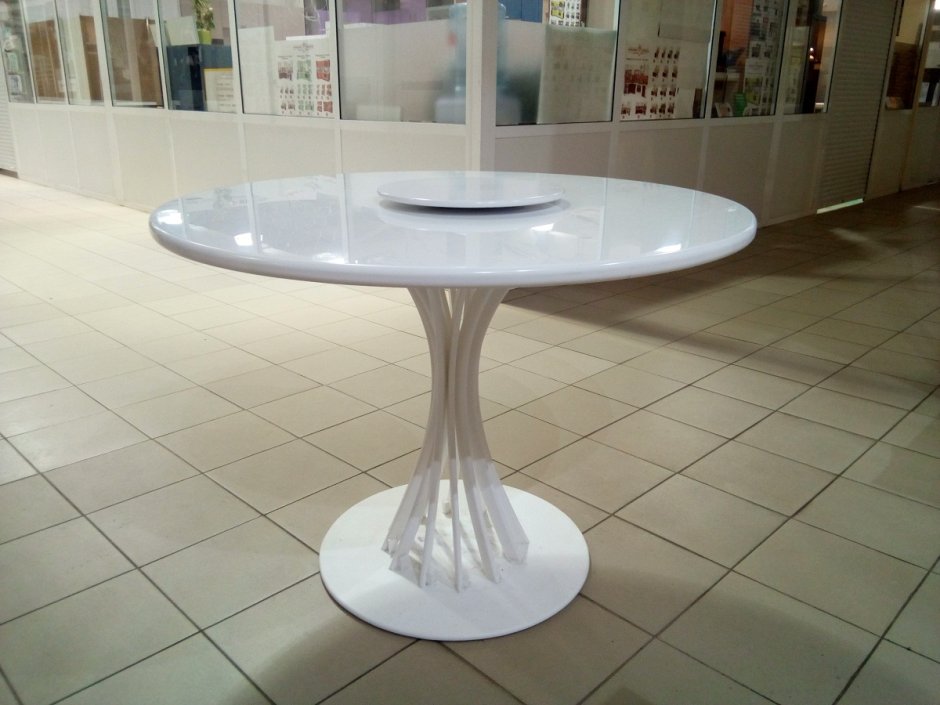 Стол бетон круглый