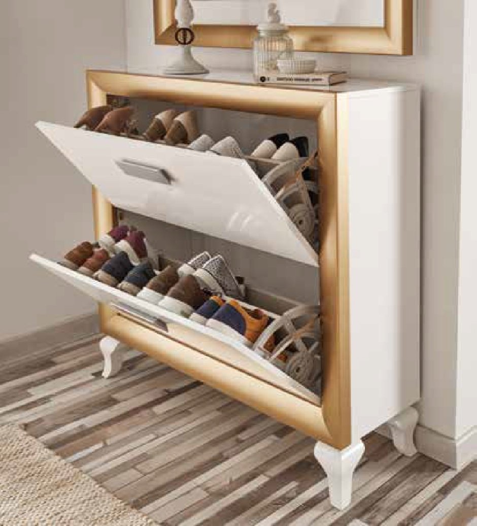 Обувница в прихожую выдвижная