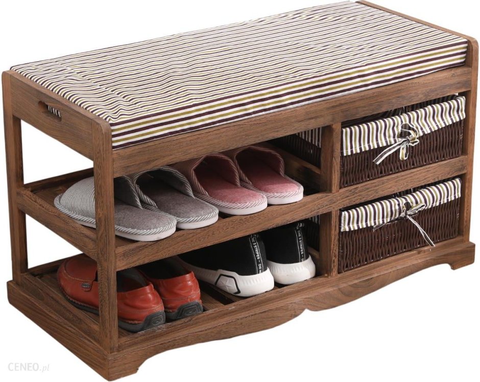 Полка для обуви с наклонными полками