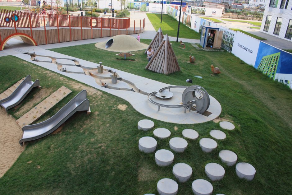 Детские площадки в 3 д Макс