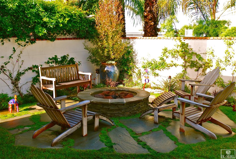 Зона отдыха на даче