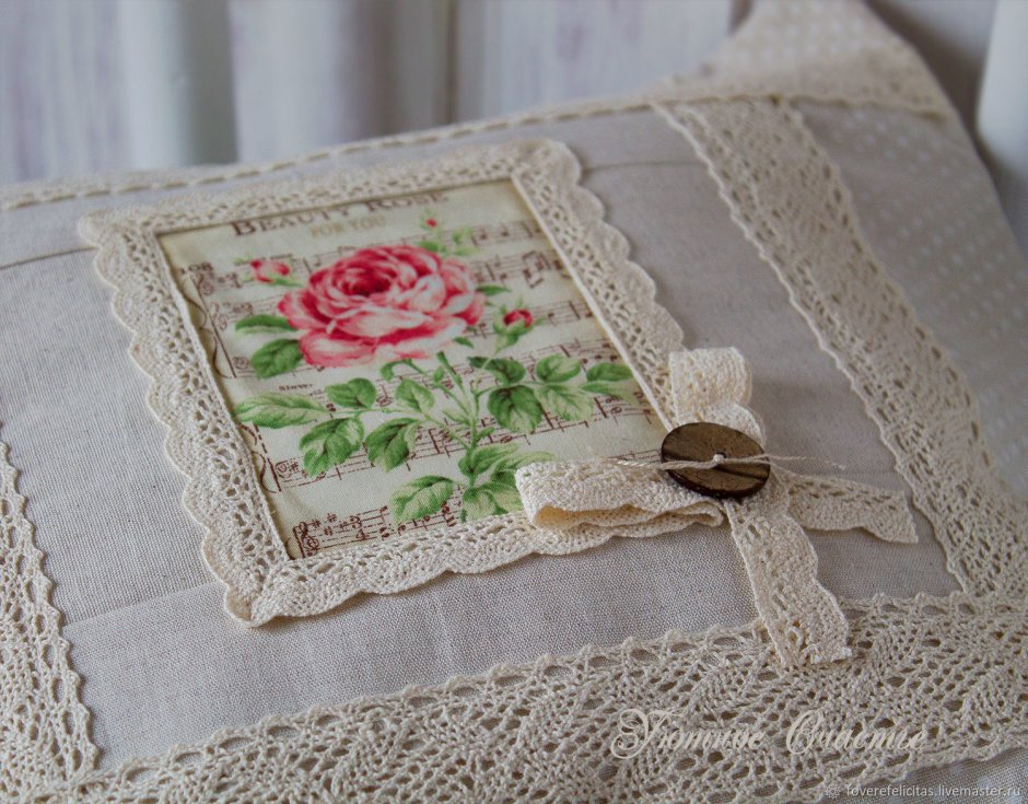 Льняные декоративные подушки