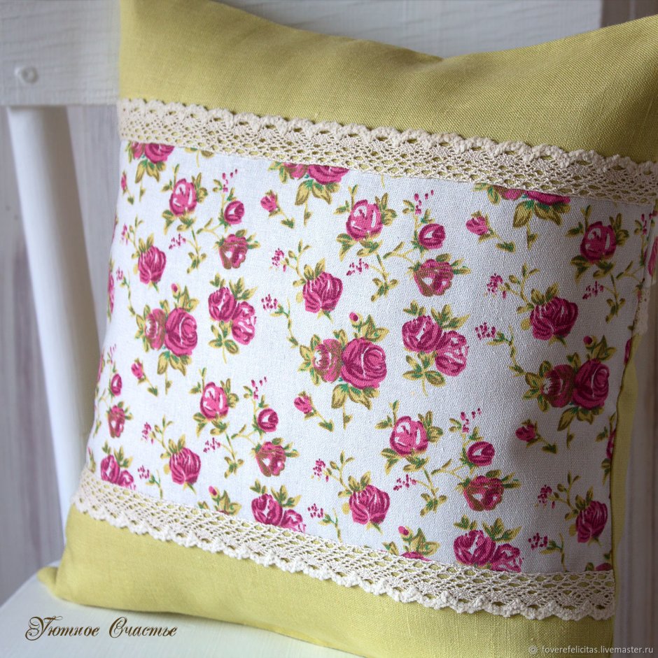 Подушка вышивка