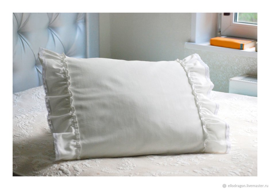 Наволочка декоративная льняная