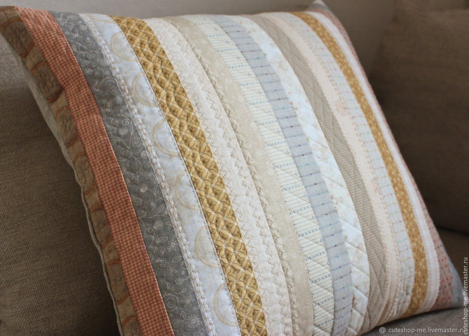 Декоративные подушки из Мешковины