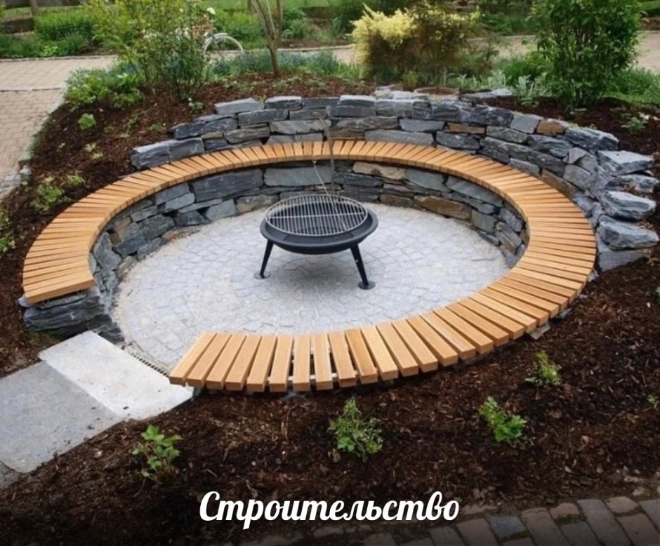 Беседка с костровой