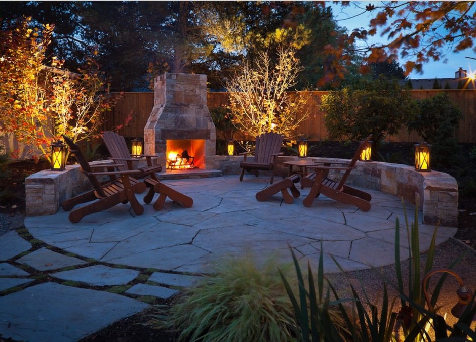 Райский уголок на даче