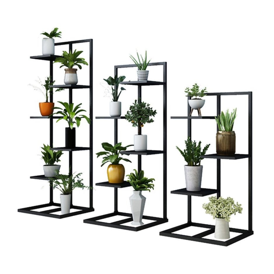 Полки для цветов из металла