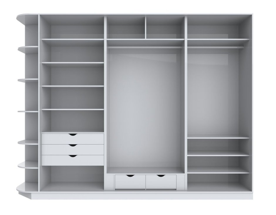 Шкаф на белом фоне