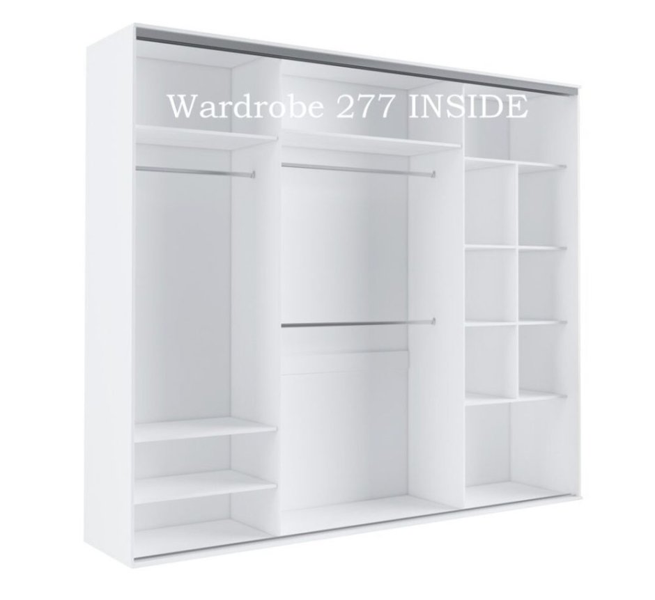 Большой белый шкаф