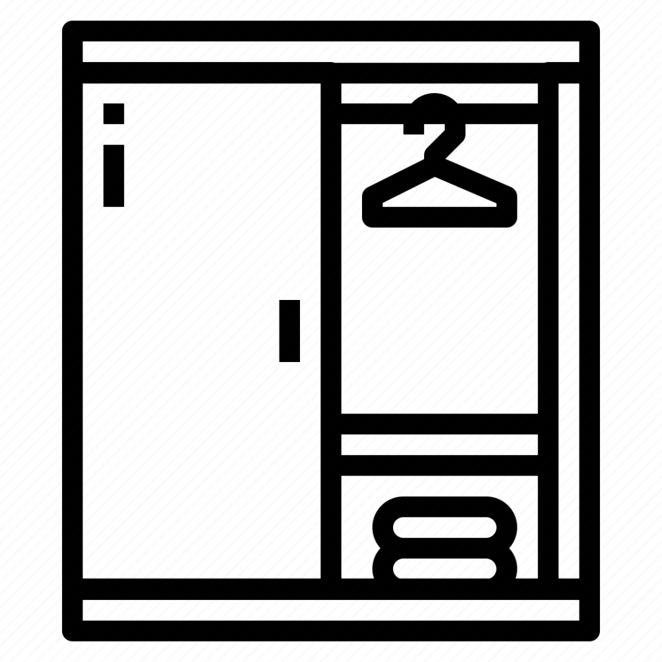 Шкаф для одежды клипарт