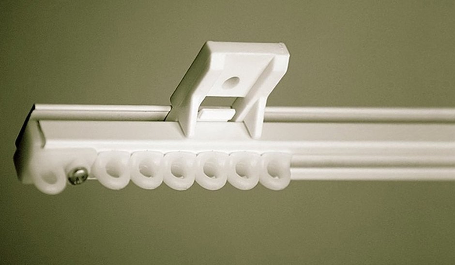 Эркерные карнизы для штор настенные