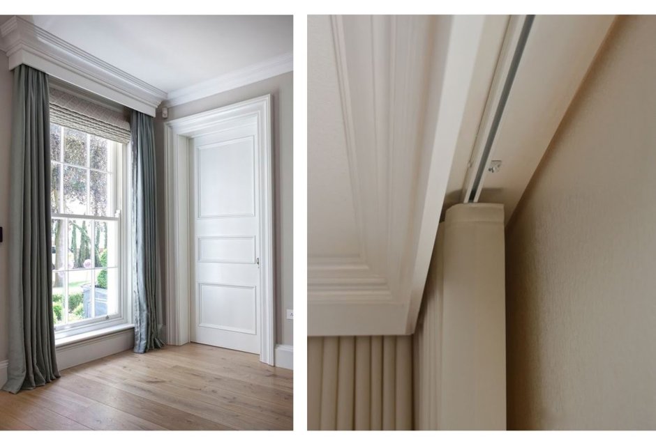 Карниз на балкон для штор