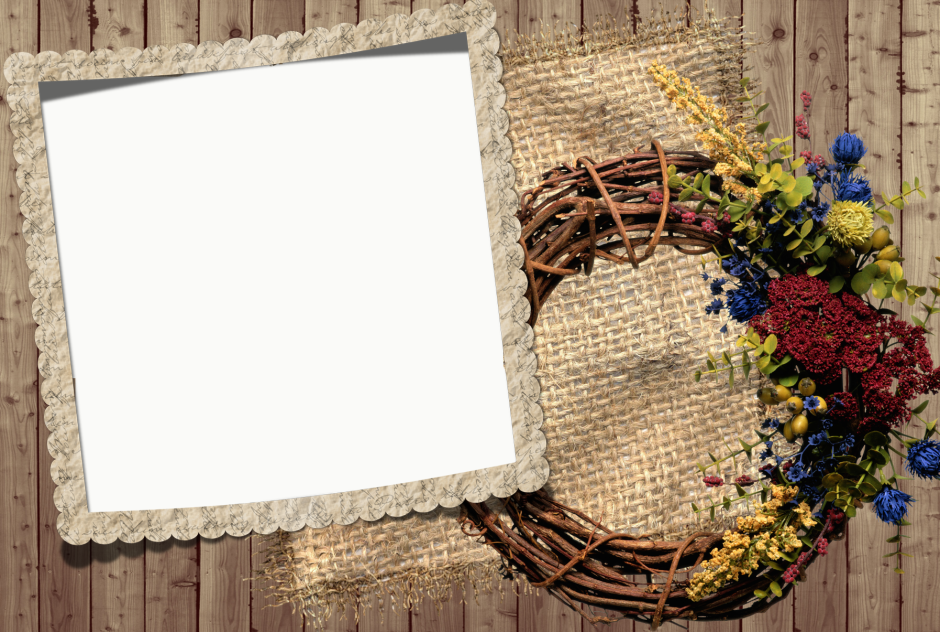 Рамка в деревенском стиле