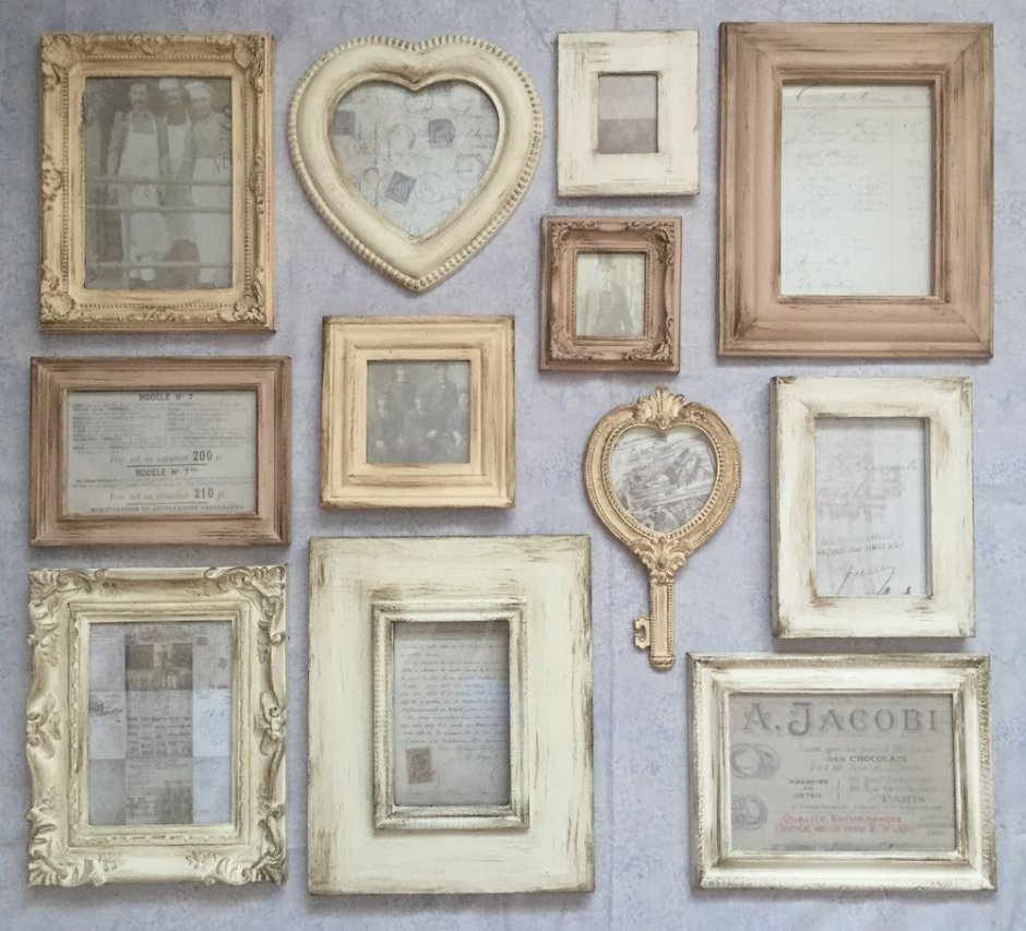Фоторамки в винтажном стиле