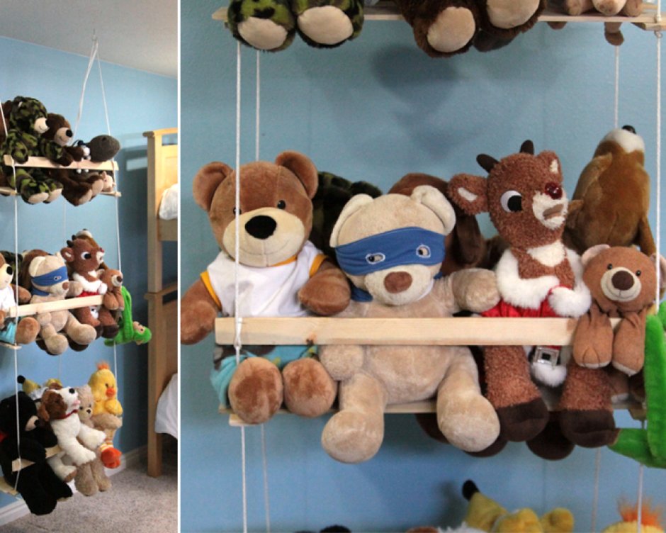 Стеллаж для мягких игрушек