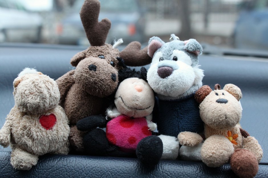 Разные плюшевые игрушки