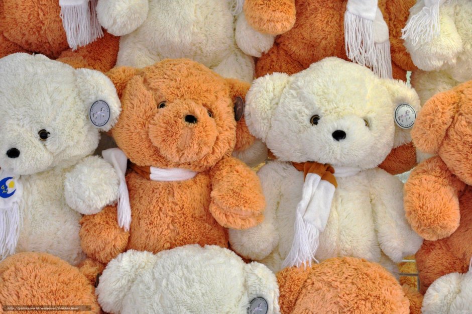 Мягкие игрушки много