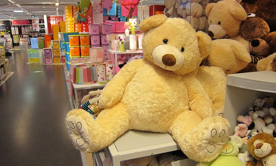 Витрина для мягких игрушек