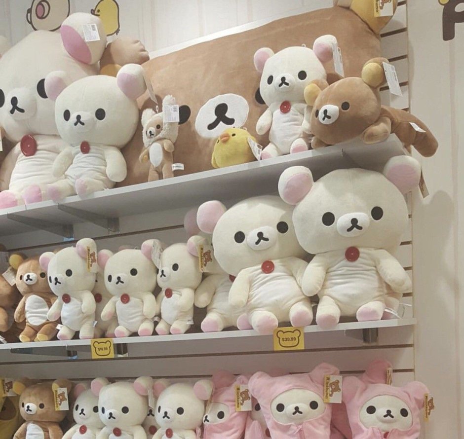 Мягкие игрушки много Эстетика