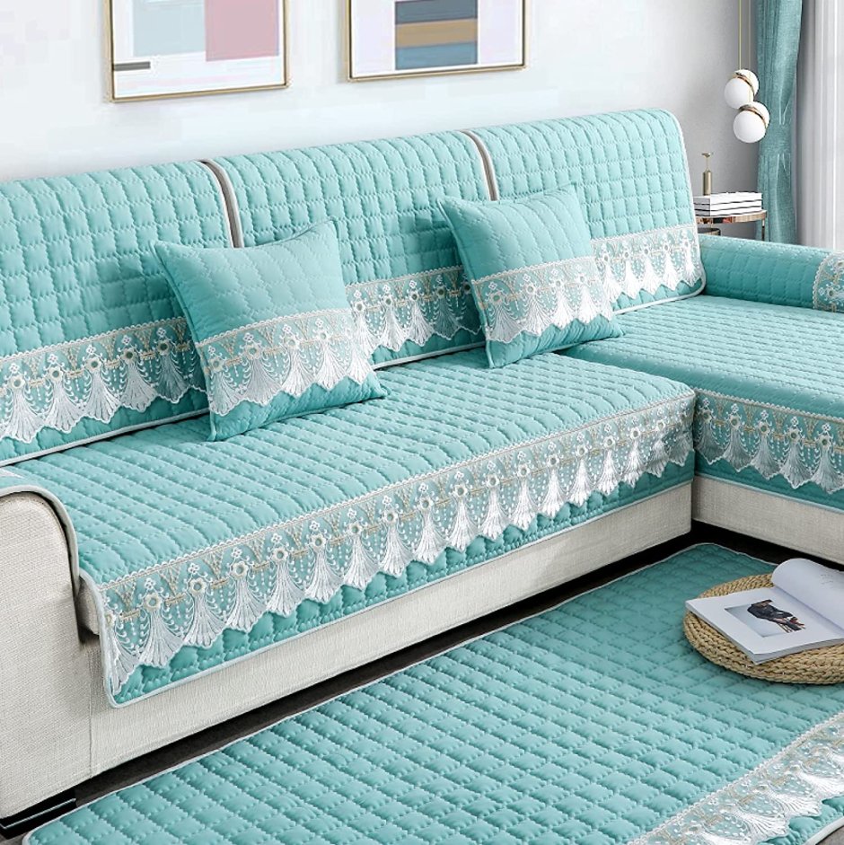 Лиора покрывало на угловой диван