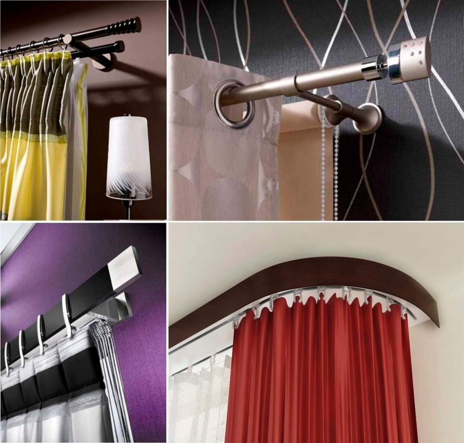 Багетные карнизы для штор