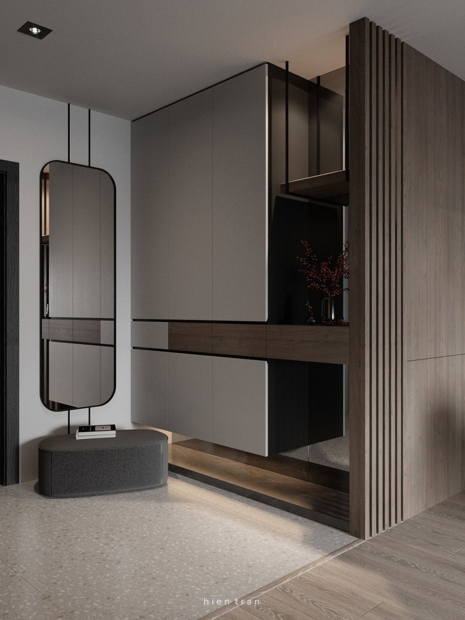 Стильный шкаф в прихожую