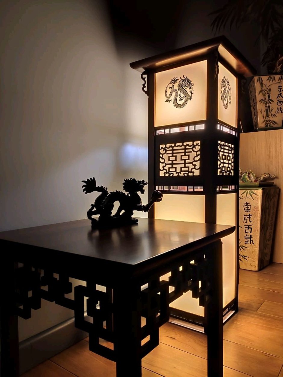 Лампа в китайском стиле