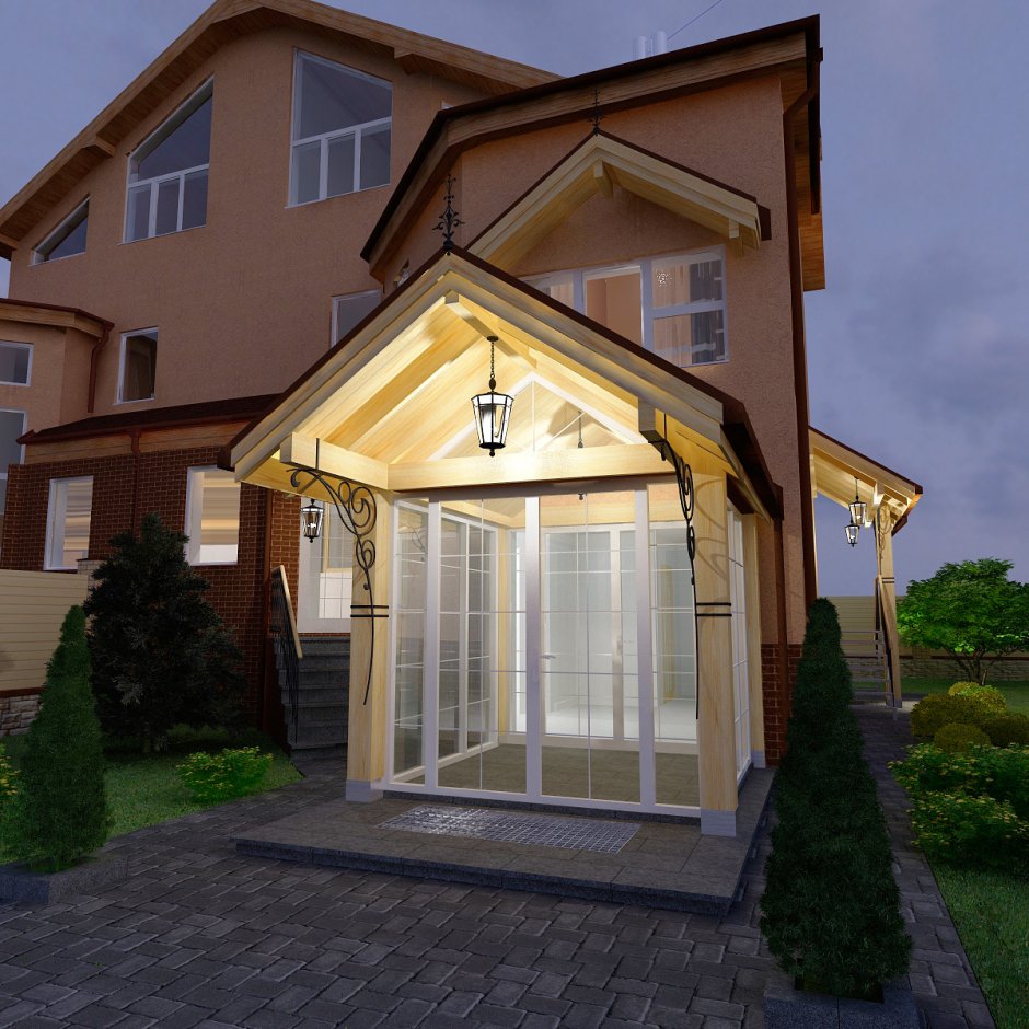 Входная группа для частного дома