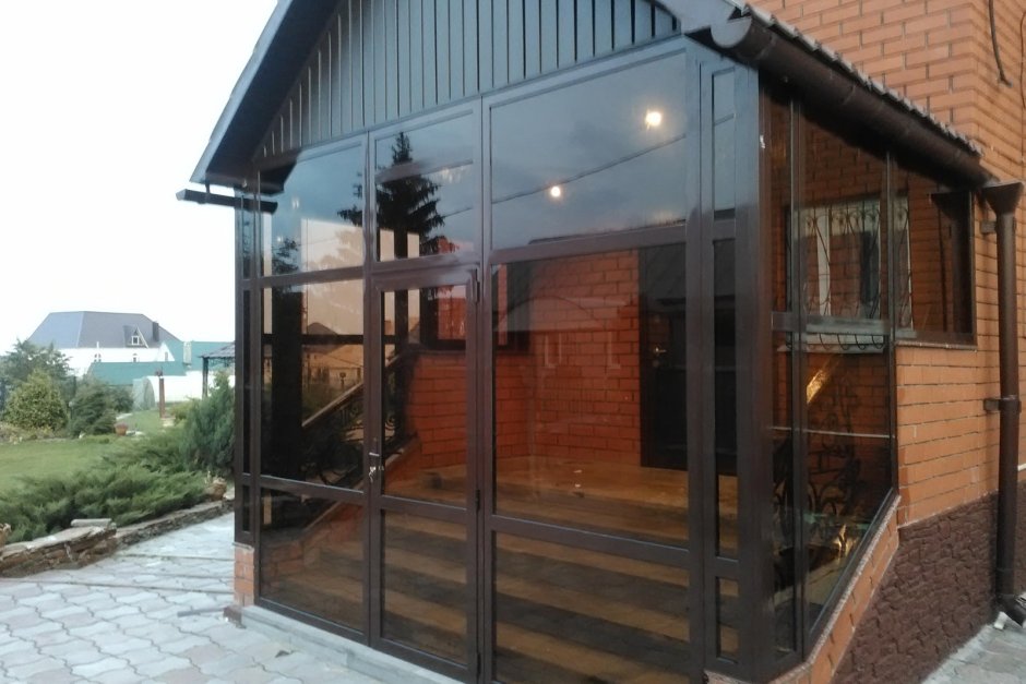 Остекление крыльца