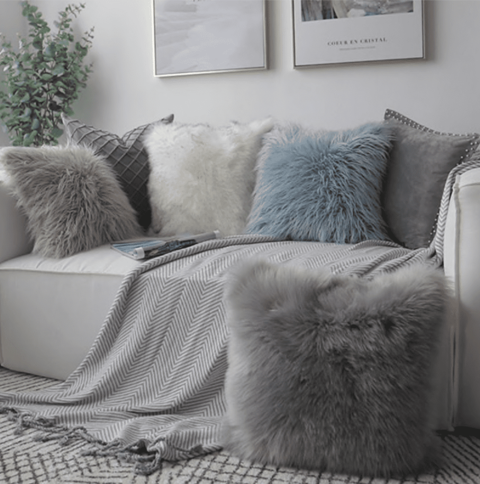 Плед меховой шиншилла 200x220см