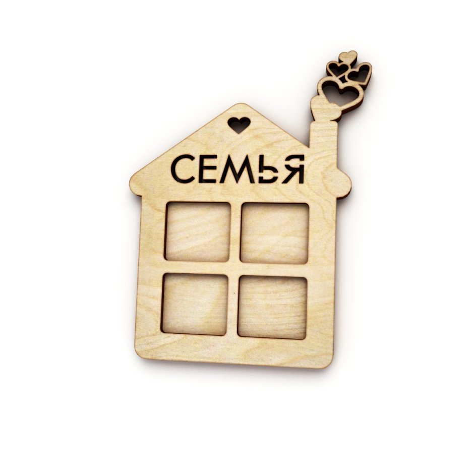 Фоторамка домик