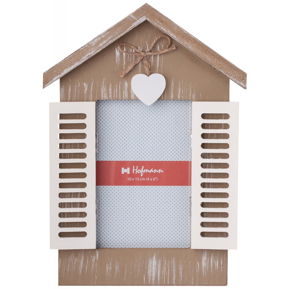 Фоторамка деревянная домик