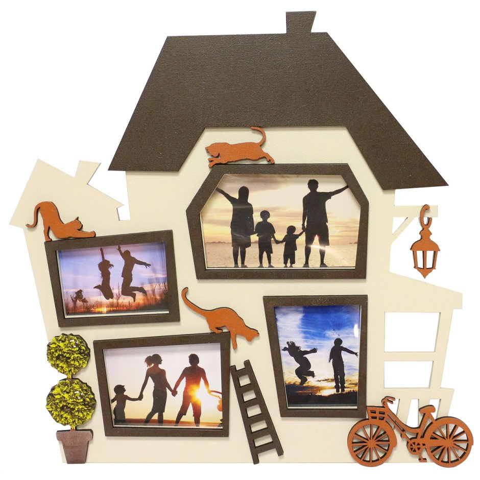 Домик с окном мультяшный