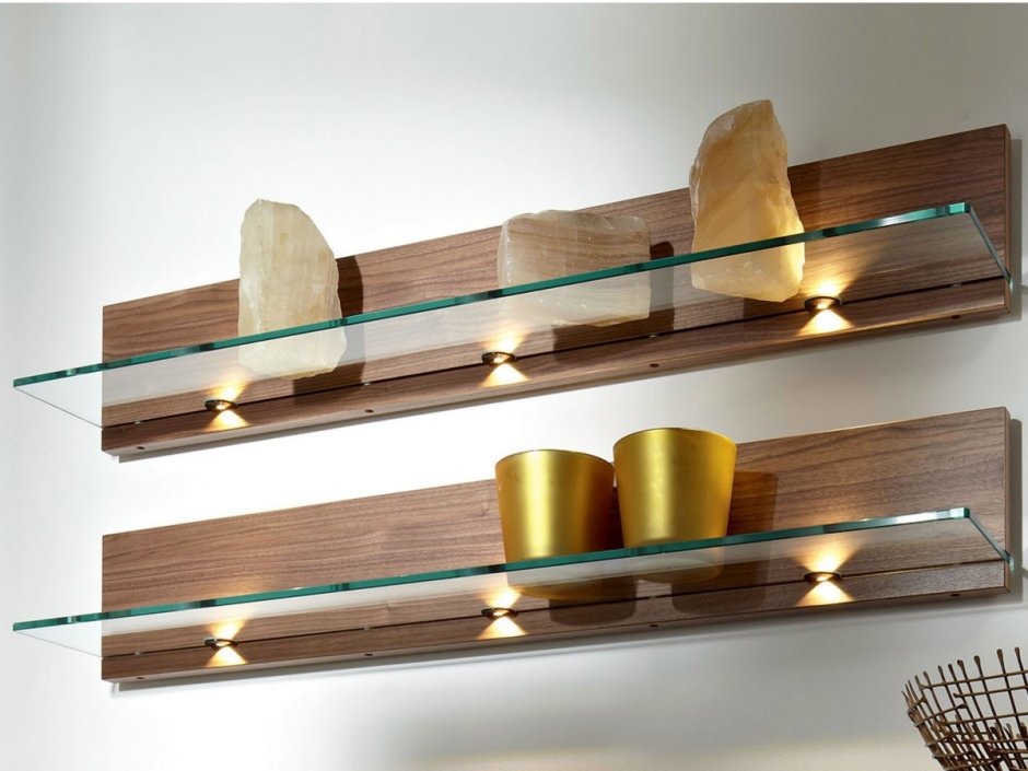 Erlit полка стеклянная