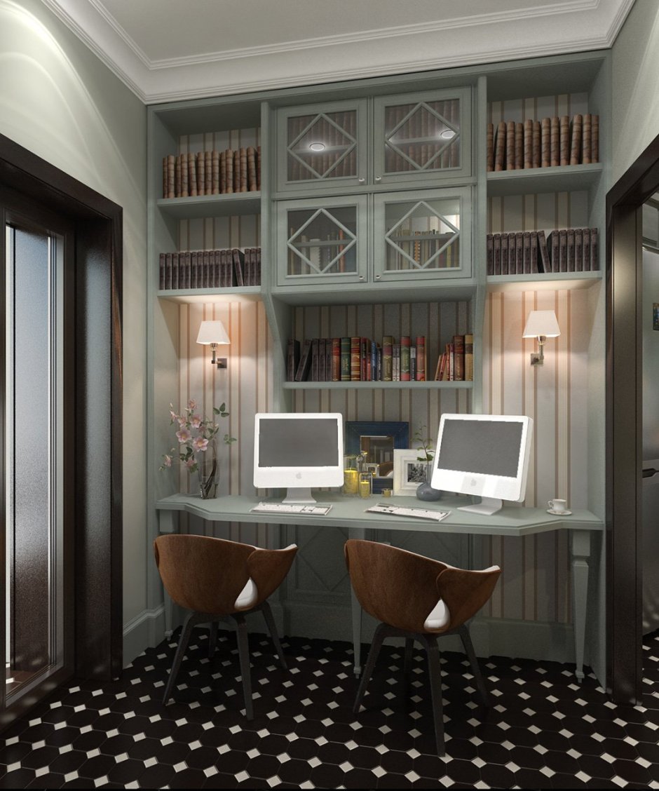 Планировка домашнего кабинета