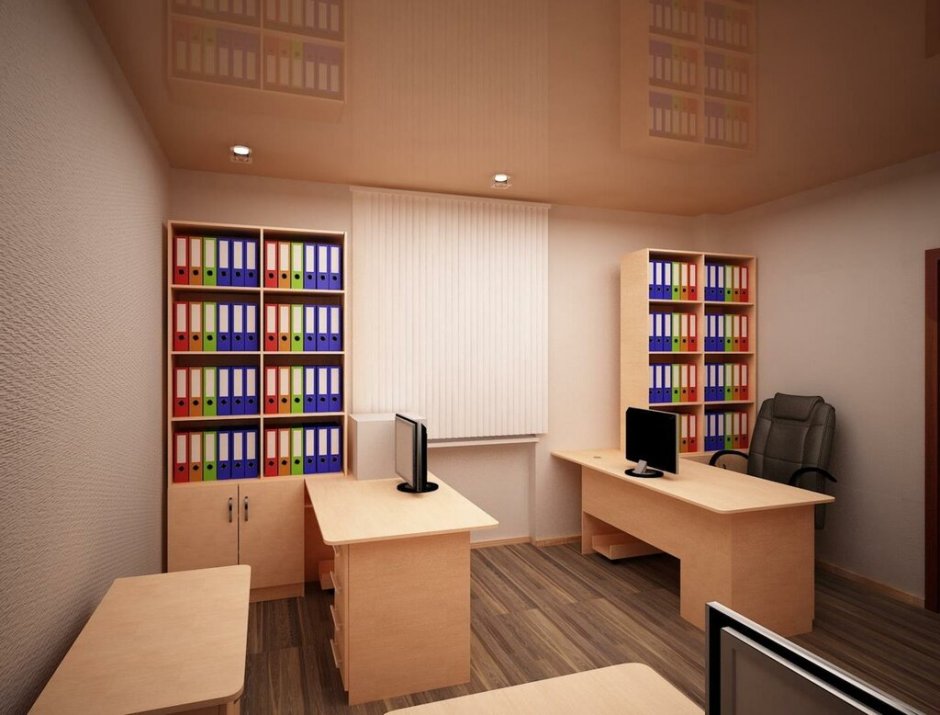 Планировка маленького кабинета