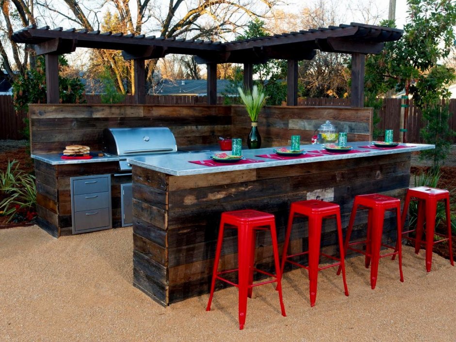 Уличная барная стойка