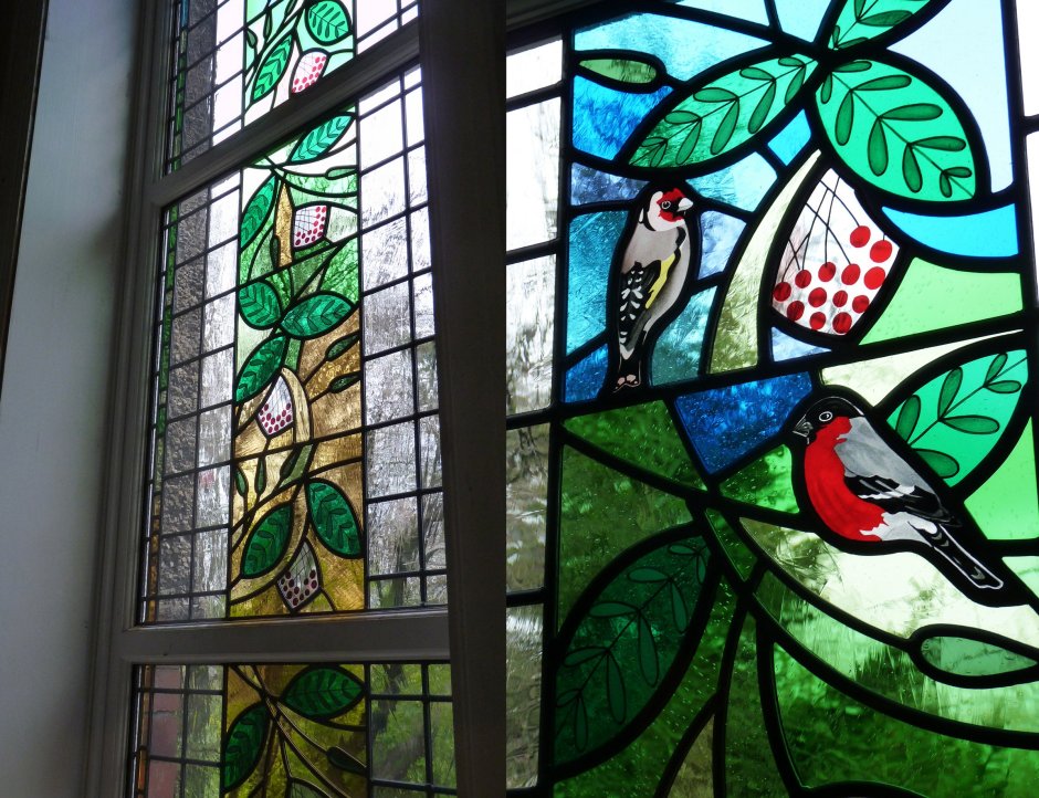 Витражные потолки Тиффани