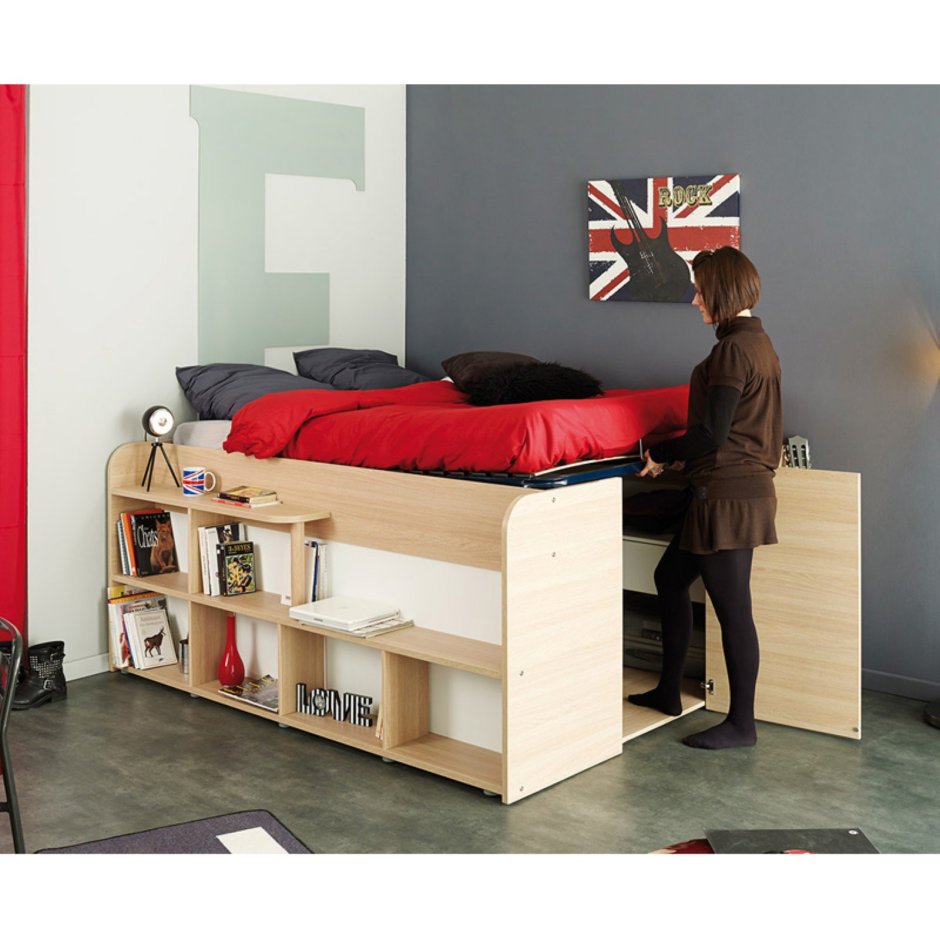 Кровать Parisot Space up чертеж