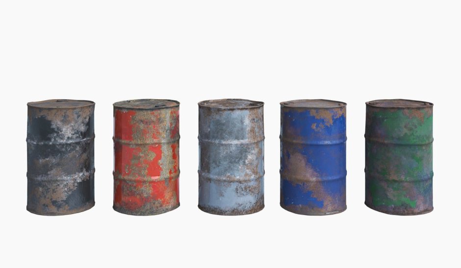 Стулья из металлических бочек