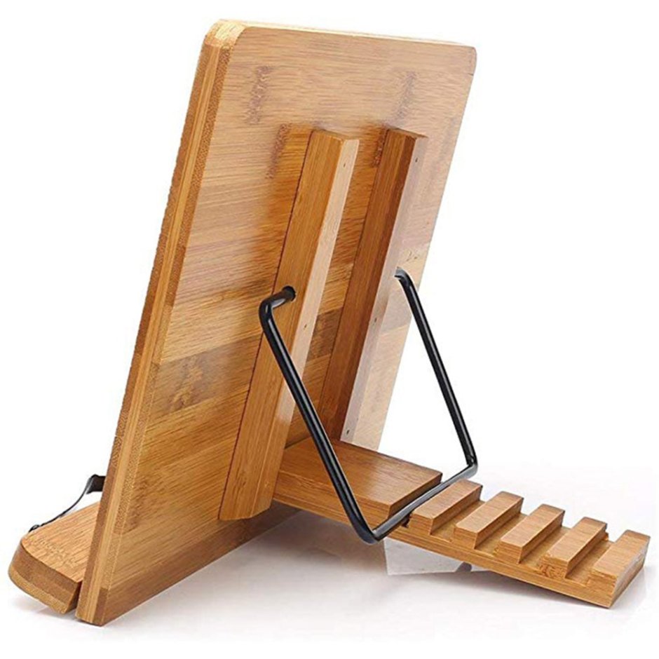 Деревянная подставка для планшета